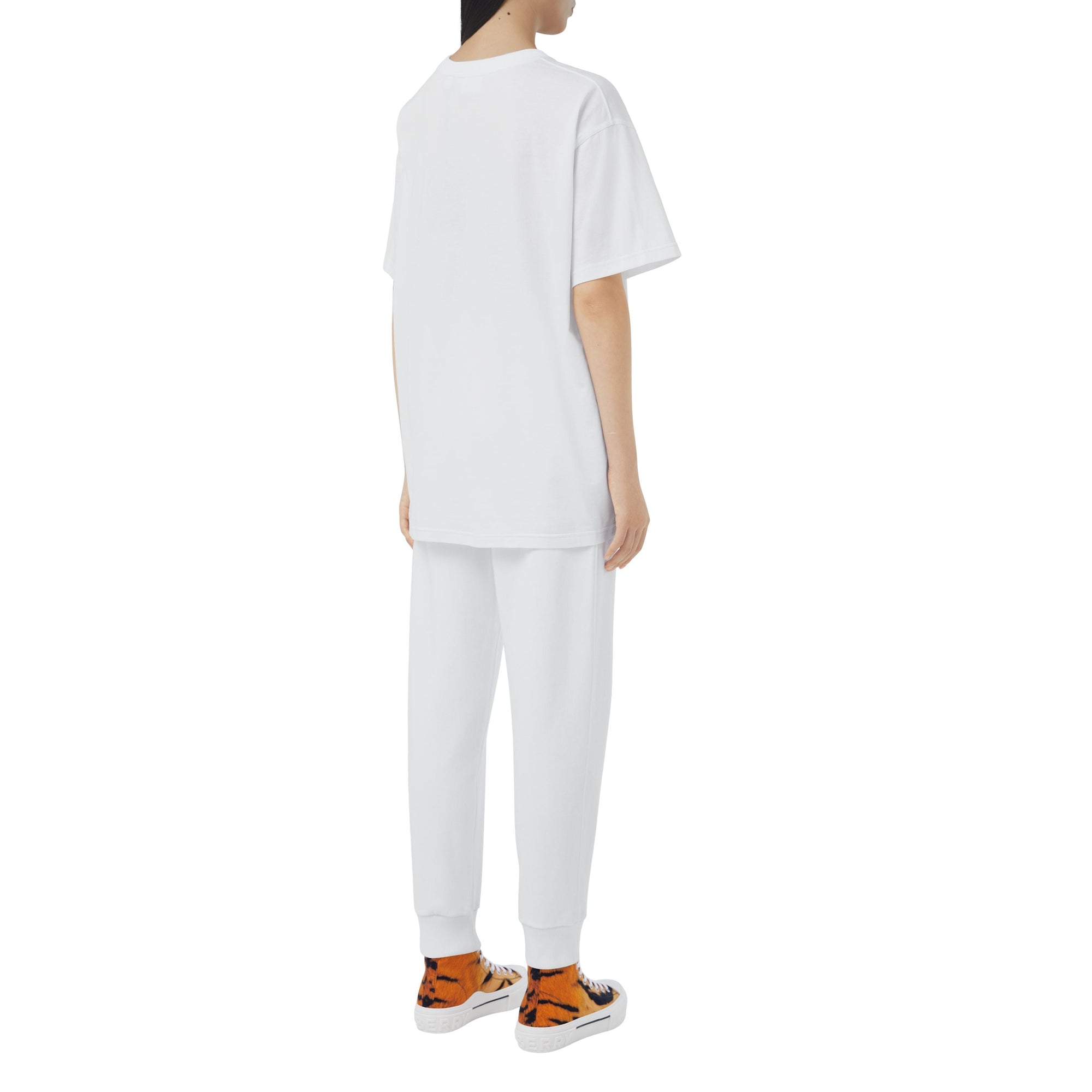 Pantalon de jogging en coton Monogram - White