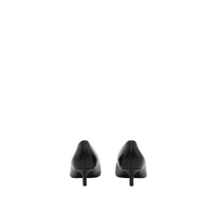 Escarpins à bout pointu 40 en cuir monogramme - Black