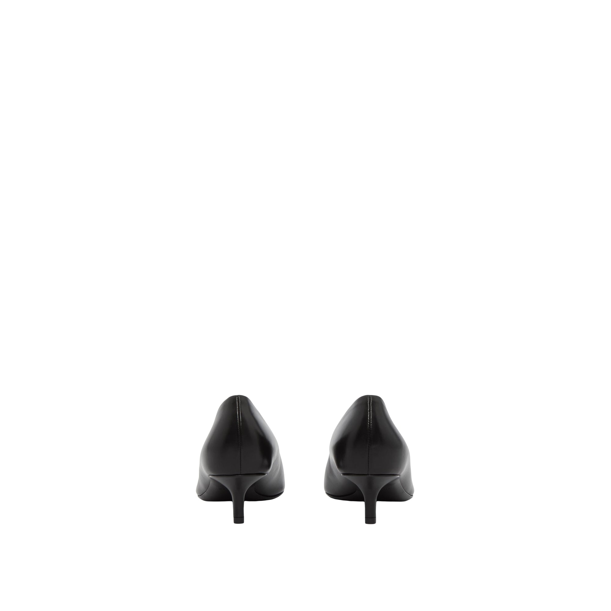 Escarpins à bout pointu 40 en cuir monogramme - Black