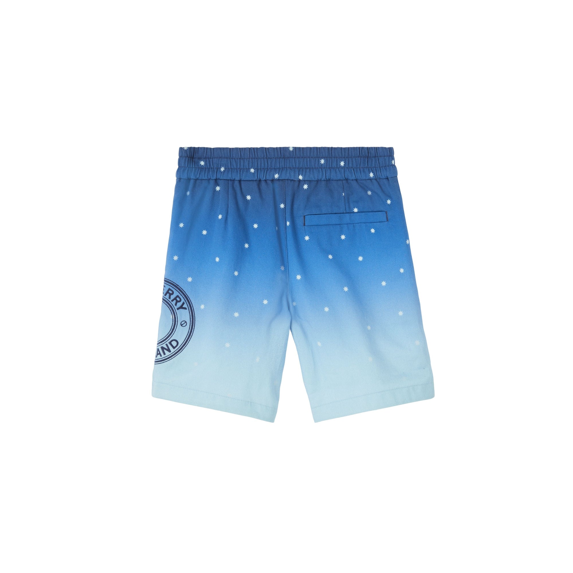 Short à imprimé constellation et poches - Pale Blue & Navy Pattern