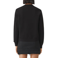 Pull jacquard en laine mélangée Horseferry Square - Black
