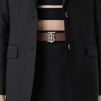 Ceinture réversible en cuir - Black & Tan