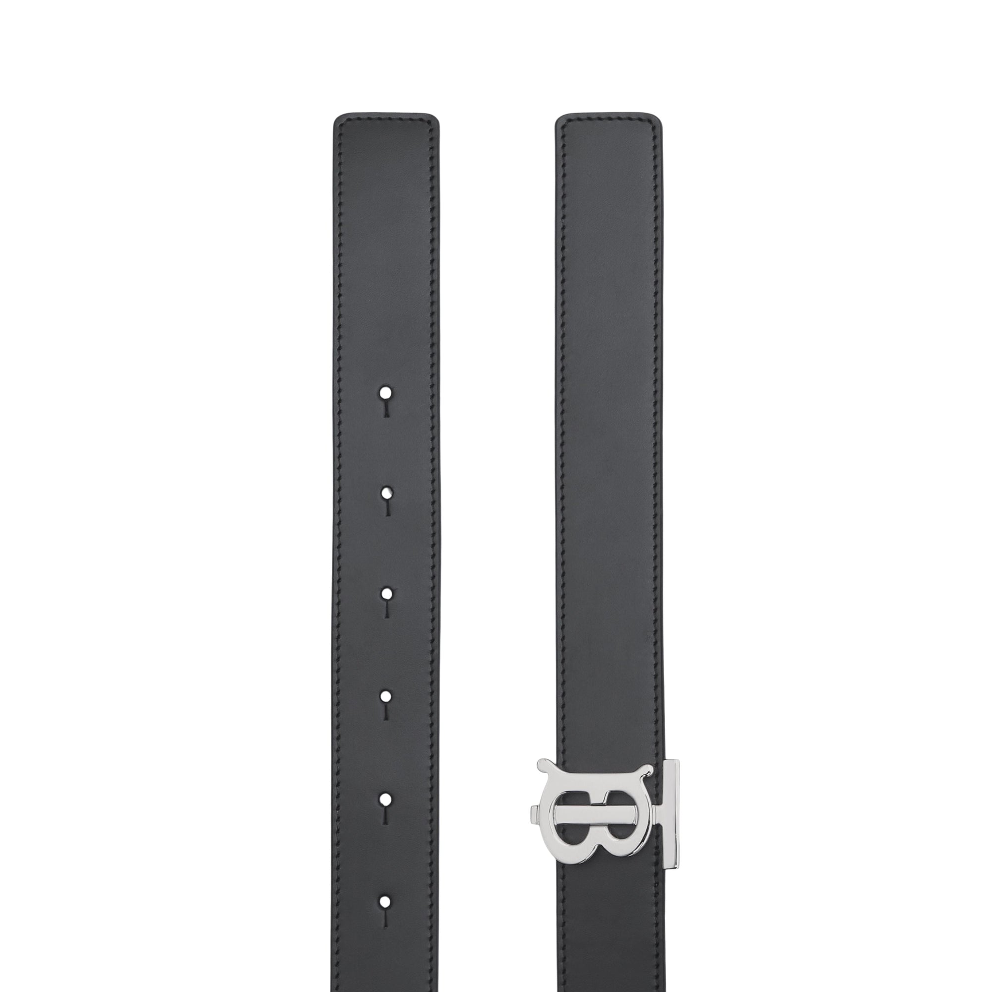 Ceinture réversible en cuir - Black & Tan