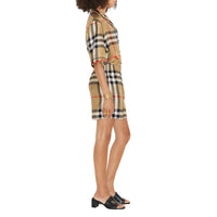Chemise en soie à motif Vintage check - Archive Beige Check