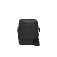 Sac à bandoulière en cuir embossé - Black