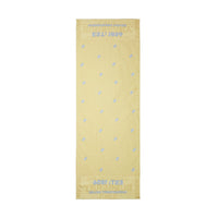 Écharpe réversible en jacquard de soie - Pink & Yellow