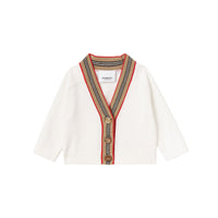 Cardigan à rayures iconiques - Ivory