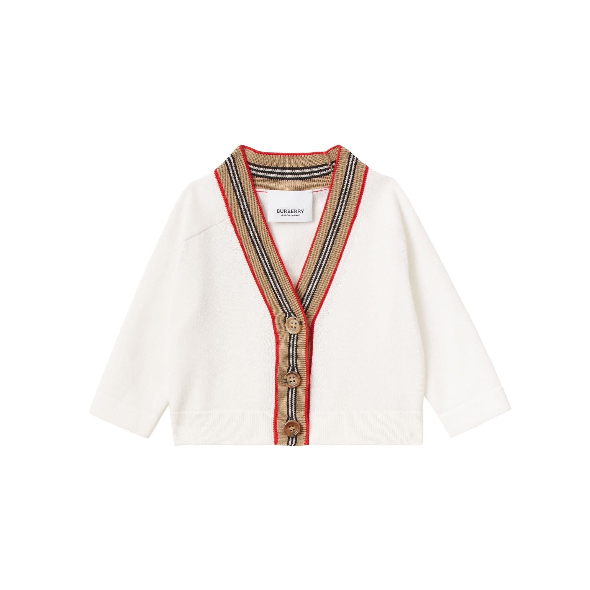 Cardigan à rayures iconiques - Ivory