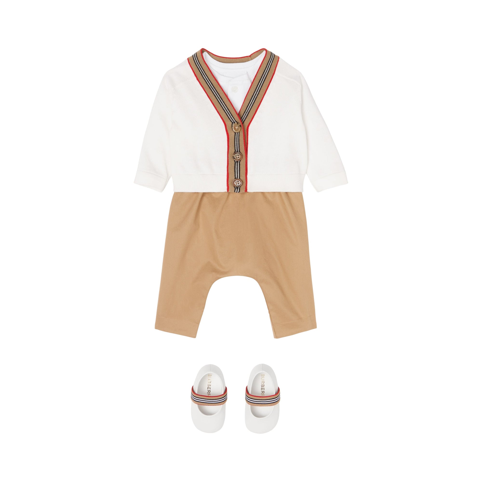 Cardigan à rayures iconiques - Ivory