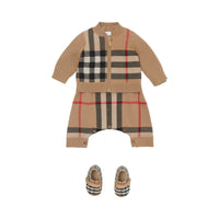 Veste en laine et cachemire à motif Check - Archive Beige Check