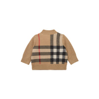 Veste en laine et cachemire à motif Check - Archive Beige Check