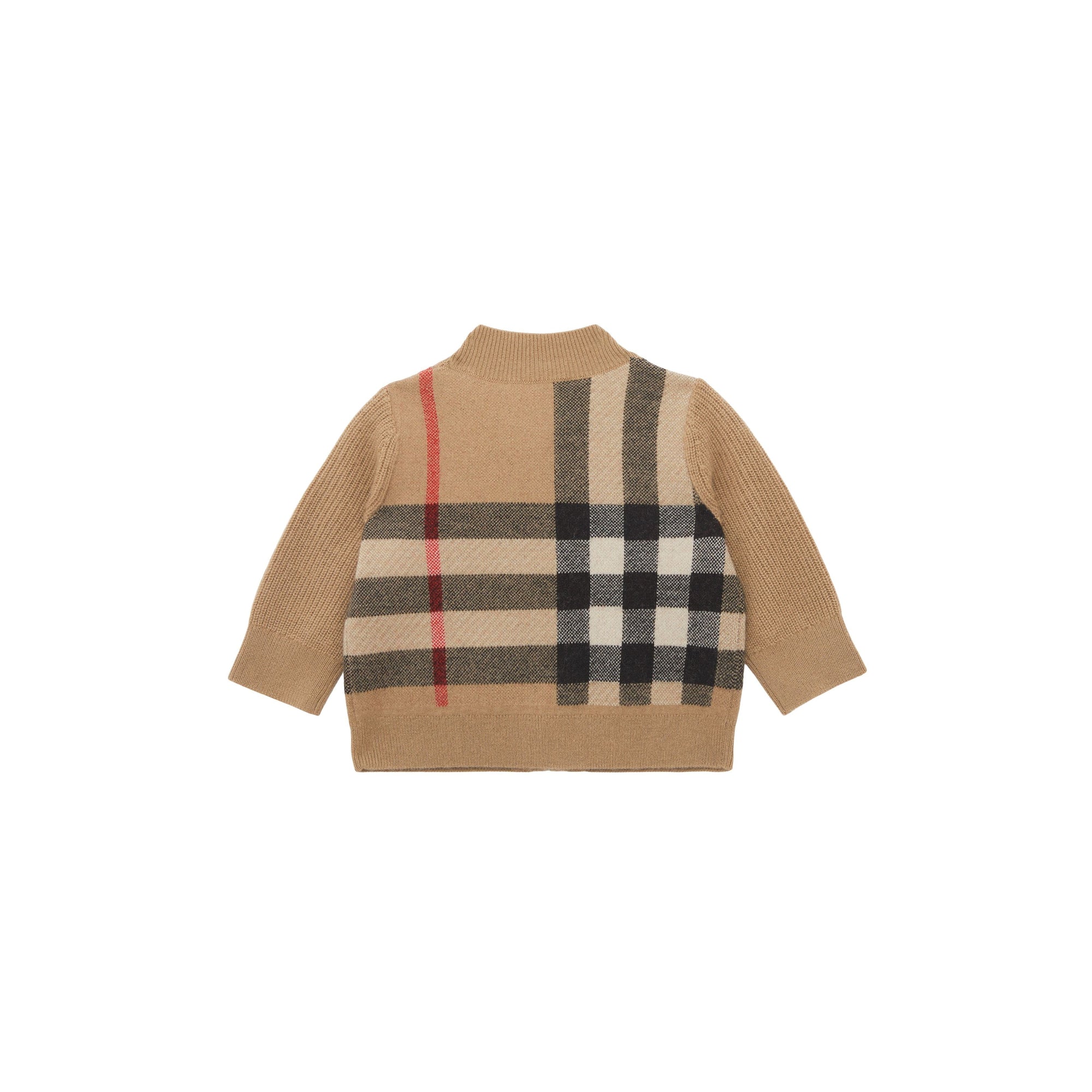 Veste en laine et cachemire à motif Check - Archive Beige Check