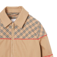Veste Harrington à motif check - Archive Beige Check