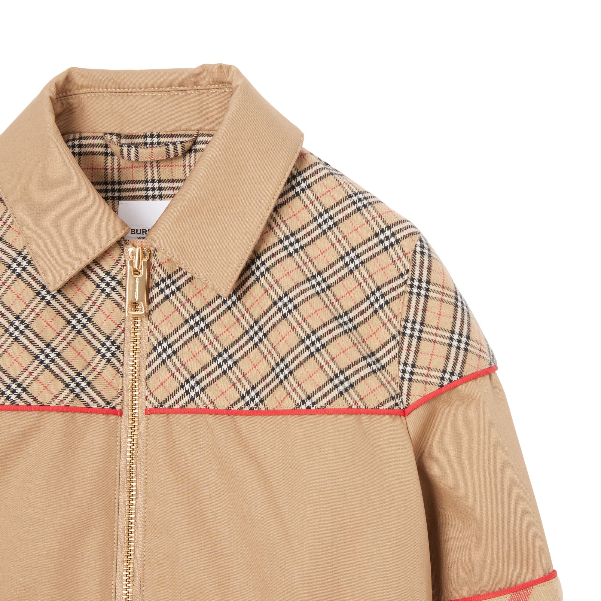 Veste Harrington à motif check - Archive Beige Check