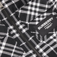 Veste à capuche à carreaux vintage - Black Check