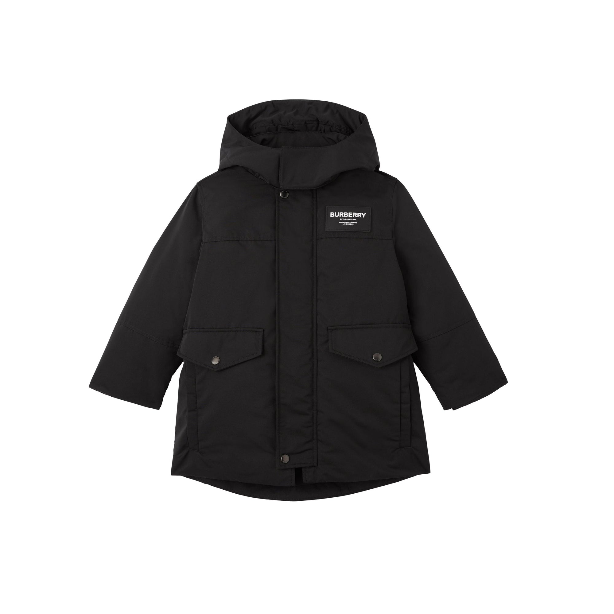 Manteau à capuche Horseferry - Black