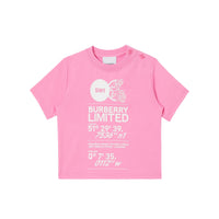 T-shirt à boutons épaules - Bubblegum Pink