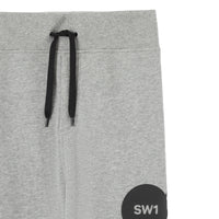 Pantalon de survêtement en coton à imprimé montage - Grey Melange