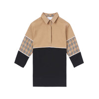 Robe à motif Vintage check - Archive Beige