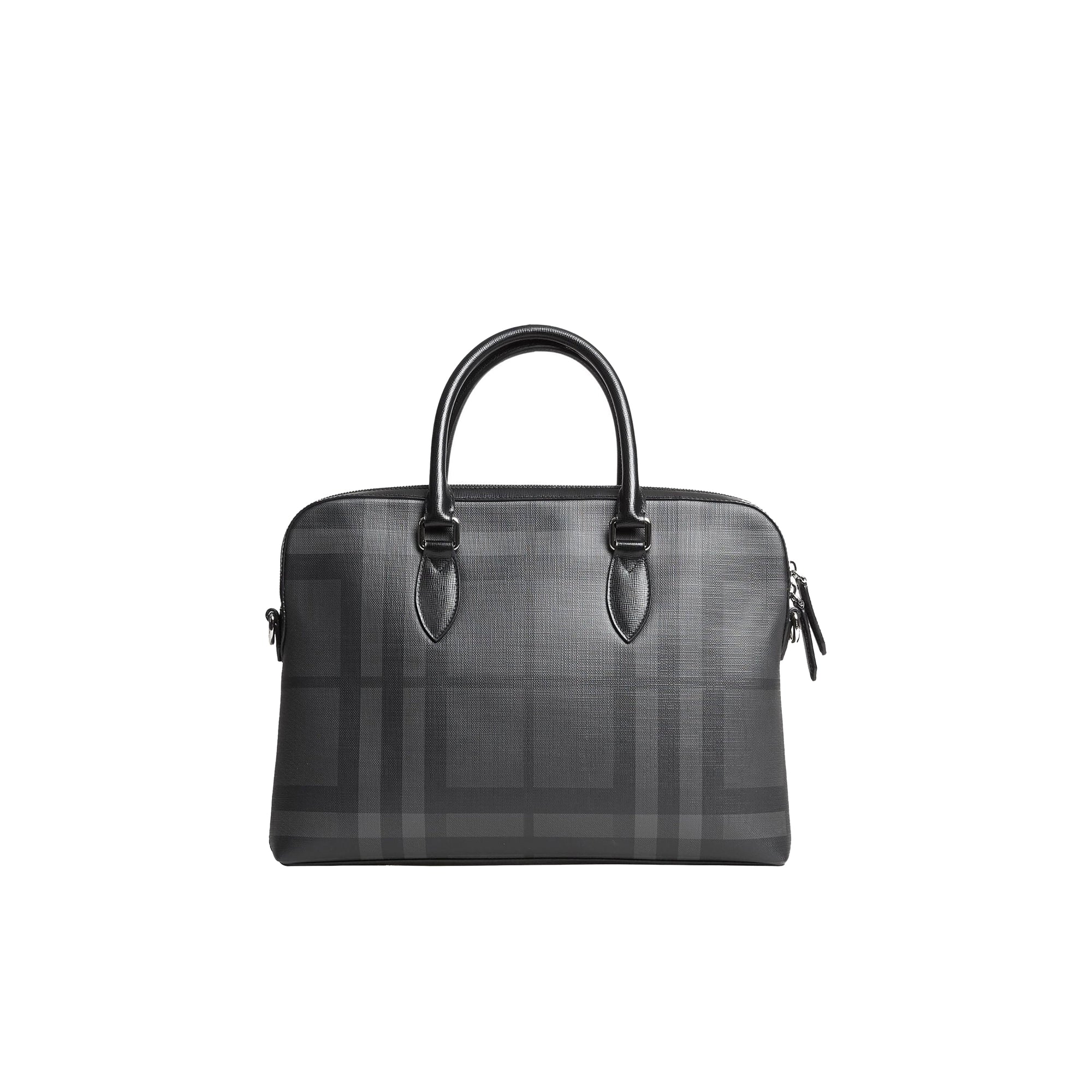Sac The Barrow fin à motif London check - Charcoal & Black