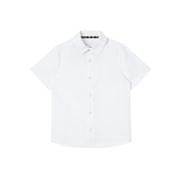 Chemise à manches courtes à logo - White