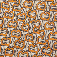 Robe chemise à motif monogramme - Bright Orange