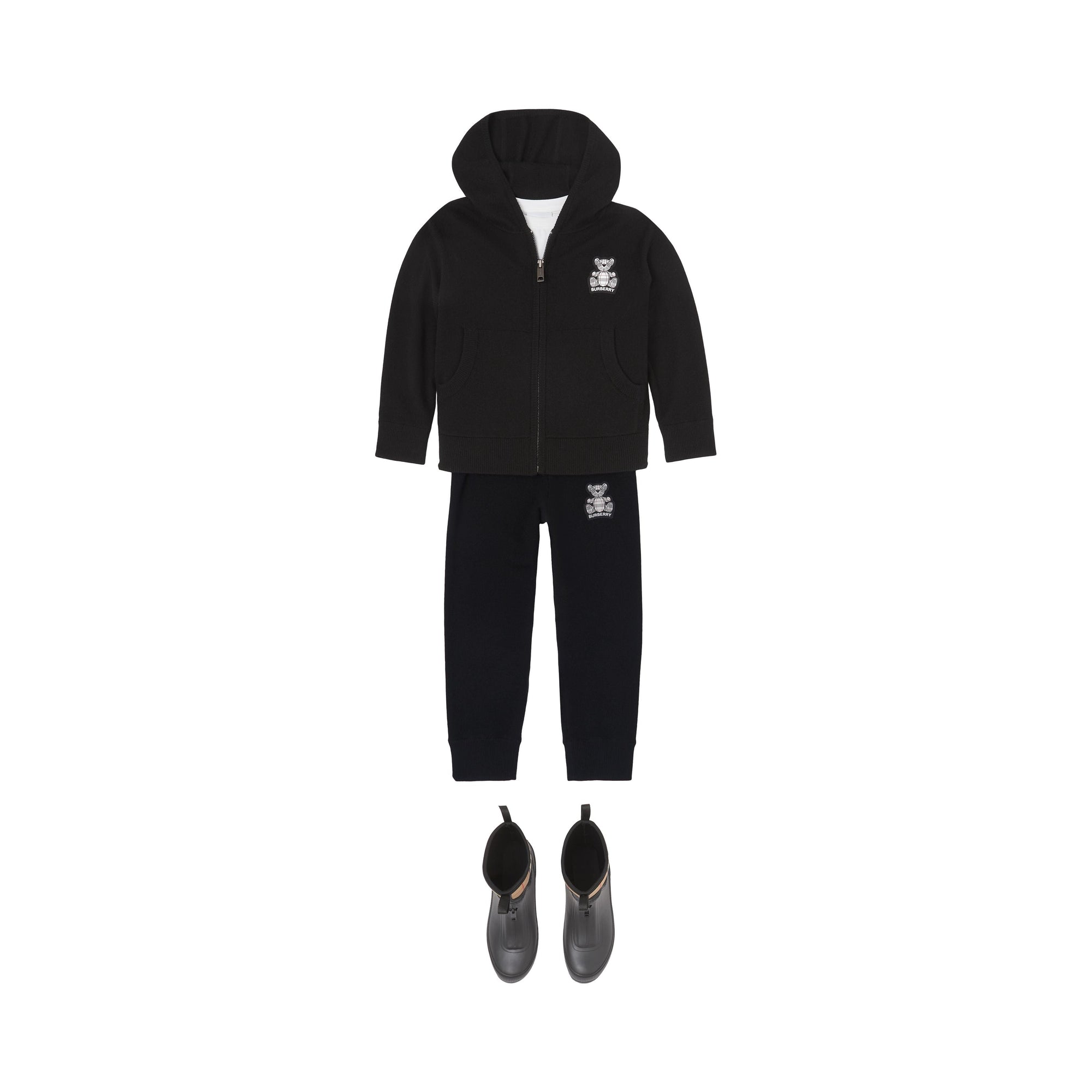Pantalon de survêtement en cachemire - Black