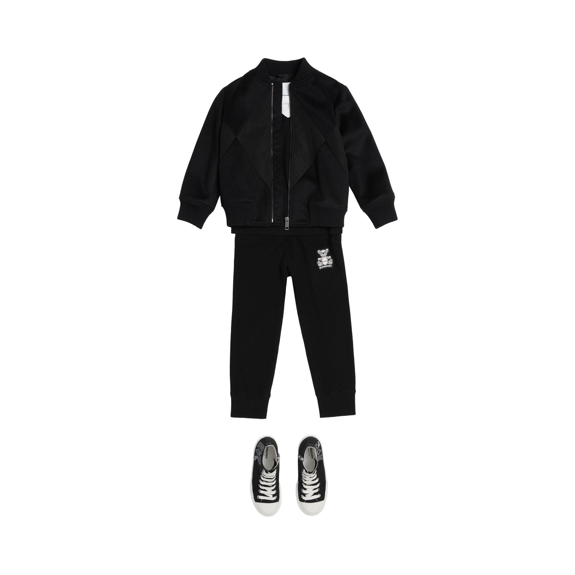 Pantalon de survêtement en cachemire - Black
