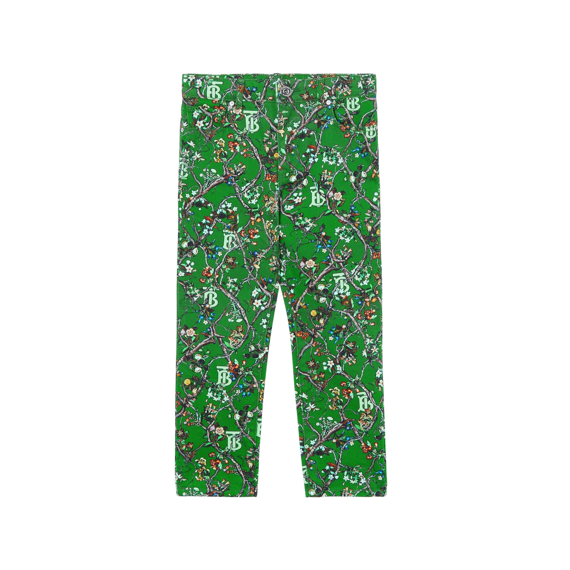 Jean à motif monogramme - Ivy Green