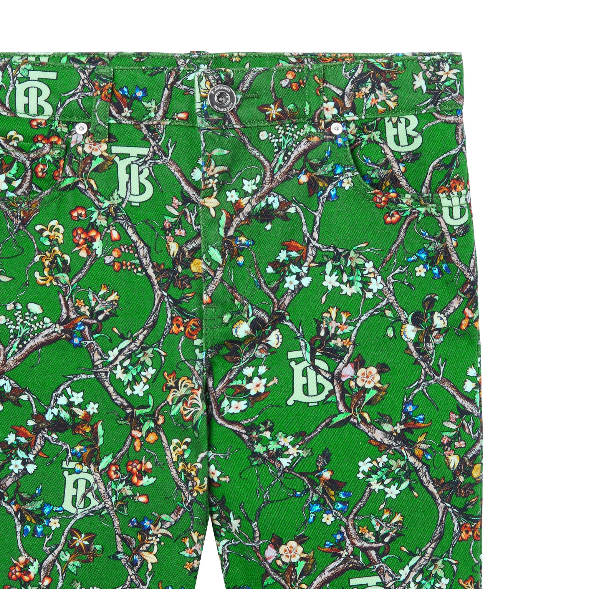 Jean à motif monogramme - Ivy Green