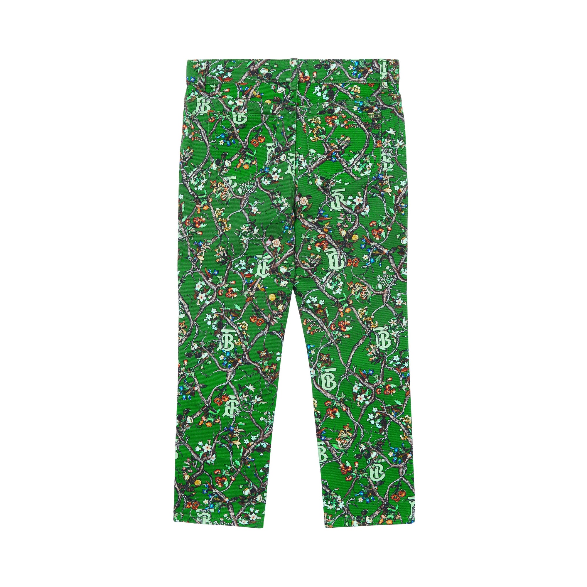 Jean à motif monogramme - Ivy Green