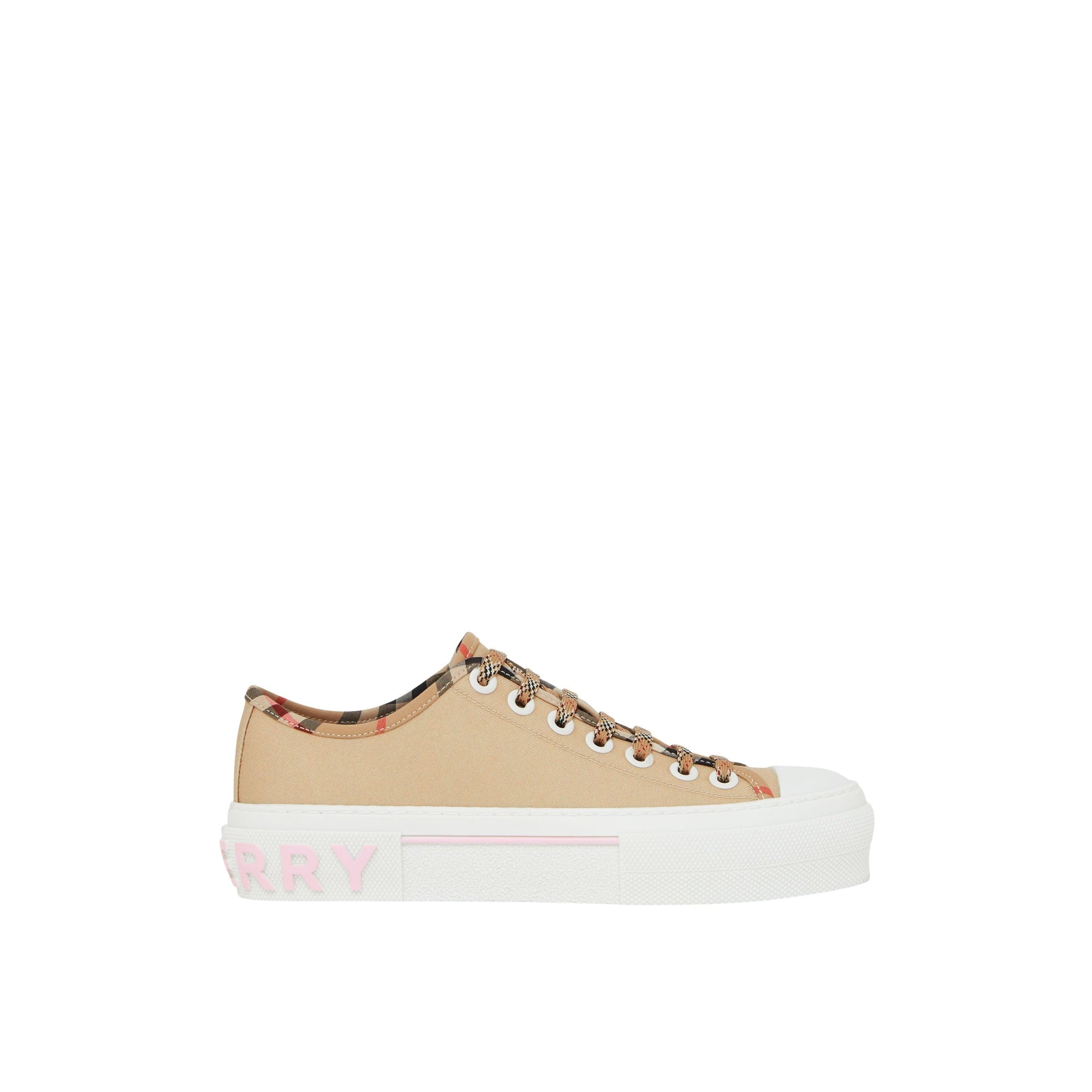 Sneakers en toile à carreaux vintage - Soft Fawn