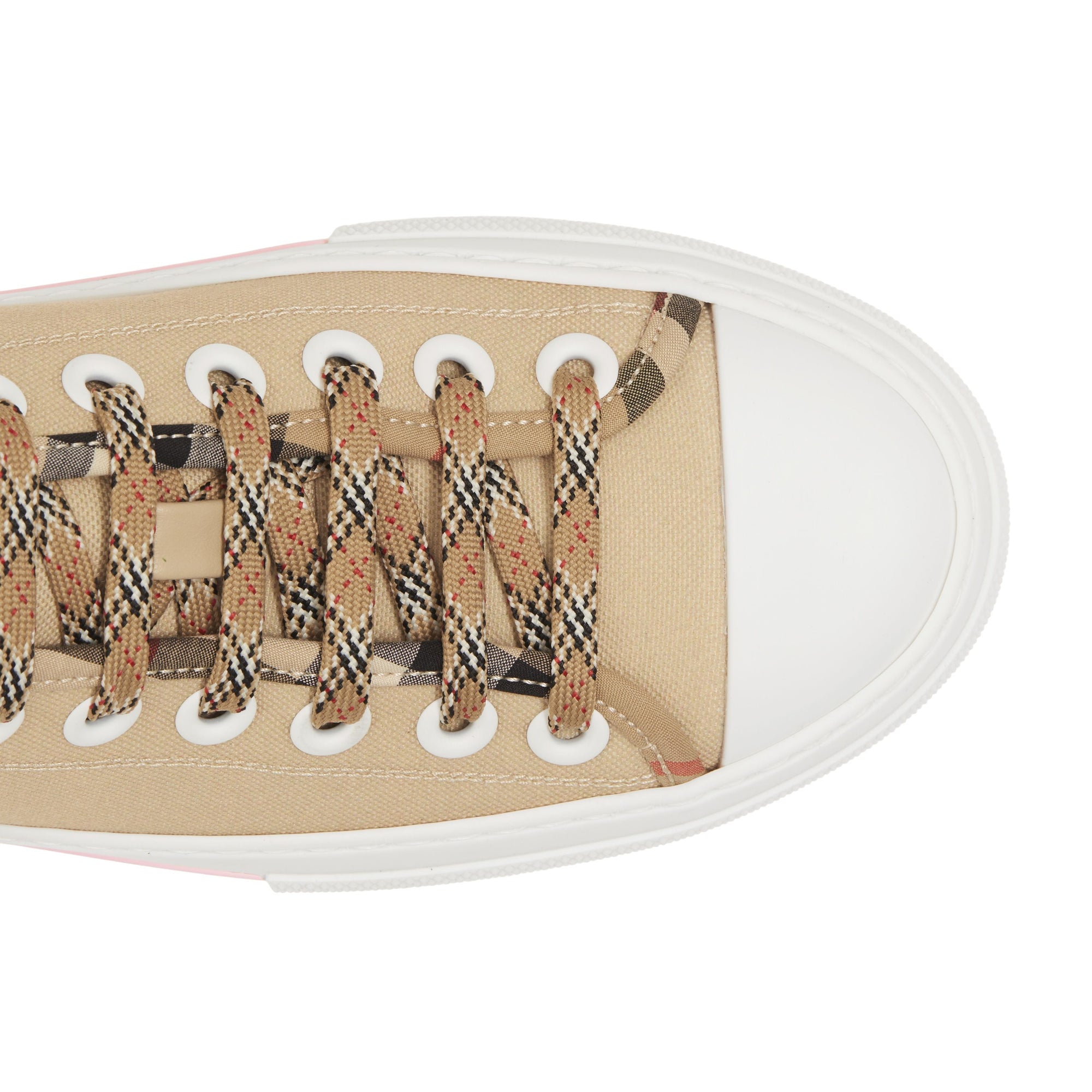 Sneakers en toile à carreaux vintage - Soft Fawn