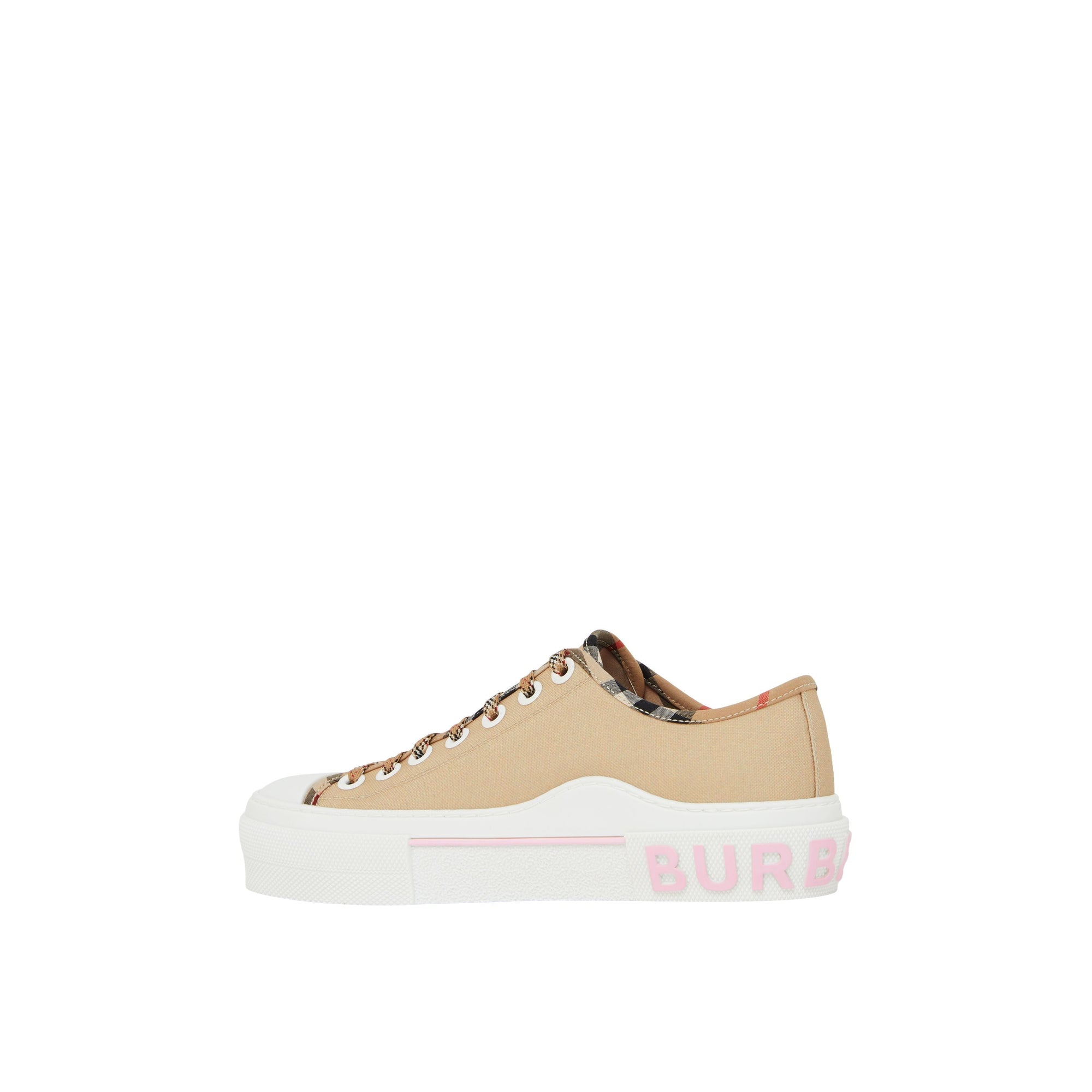 Sneakers en toile à carreaux vintage - Soft Fawn