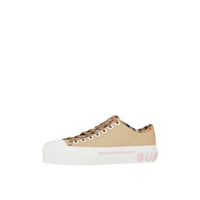 Sneakers en toile à carreaux vintage - Soft Fawn