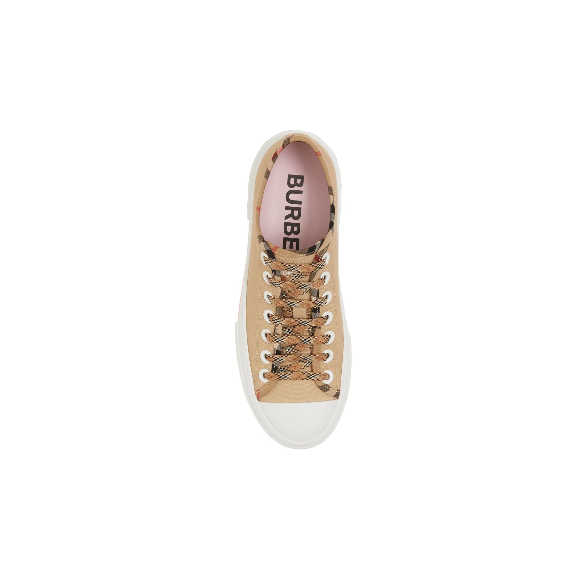 Sneakers en toile à carreaux vintage - Soft Fawn