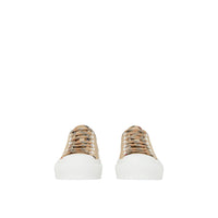 Sneakers en toile à carreaux vintage - Soft Fawn