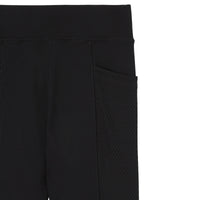 Legging stretch à logo et poches - Black