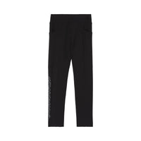 Legging stretch à logo et poches - Black