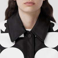 Veste réversible à motif check - Black