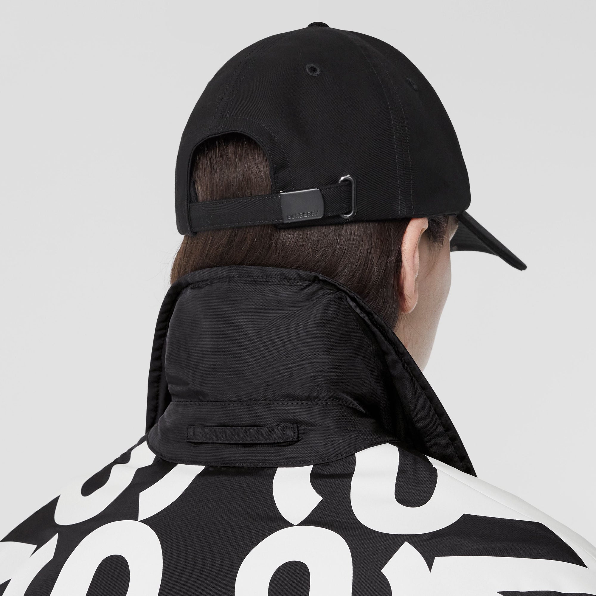 Veste réversible à motif check - Black