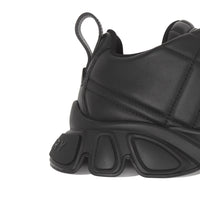 Sneakers Classic Women en cuir matelassé - Black
