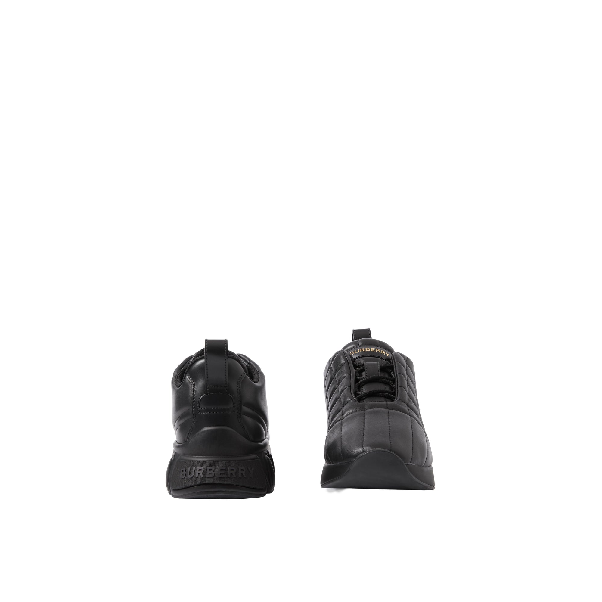 Sneakers Classic Women en cuir matelassé - Black