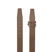 Ceinture large réversible en cuir - T Moro