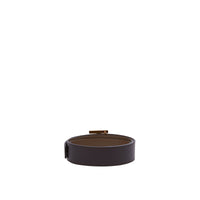 Ceinture large réversible en cuir - T Moro