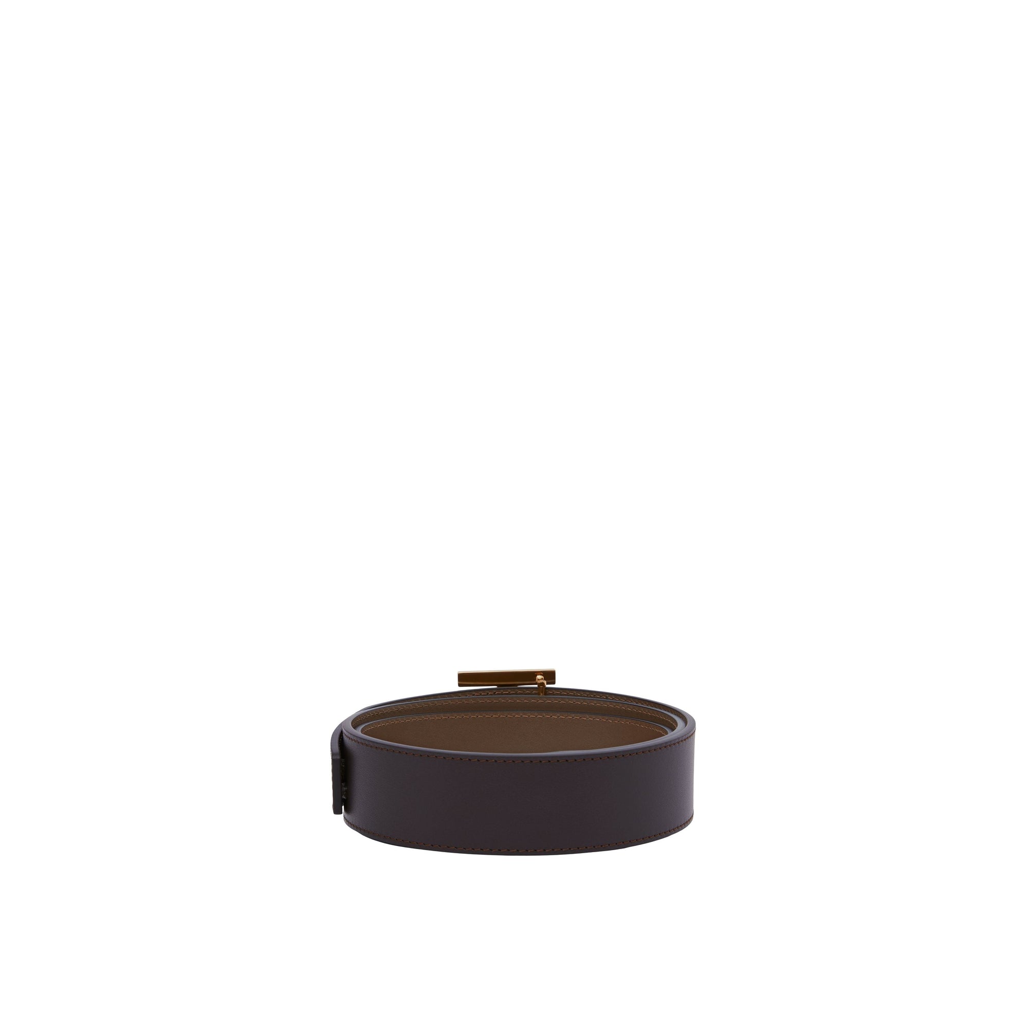 Ceinture large réversible en cuir - T Moro
