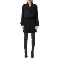 Trench-coat court - Black