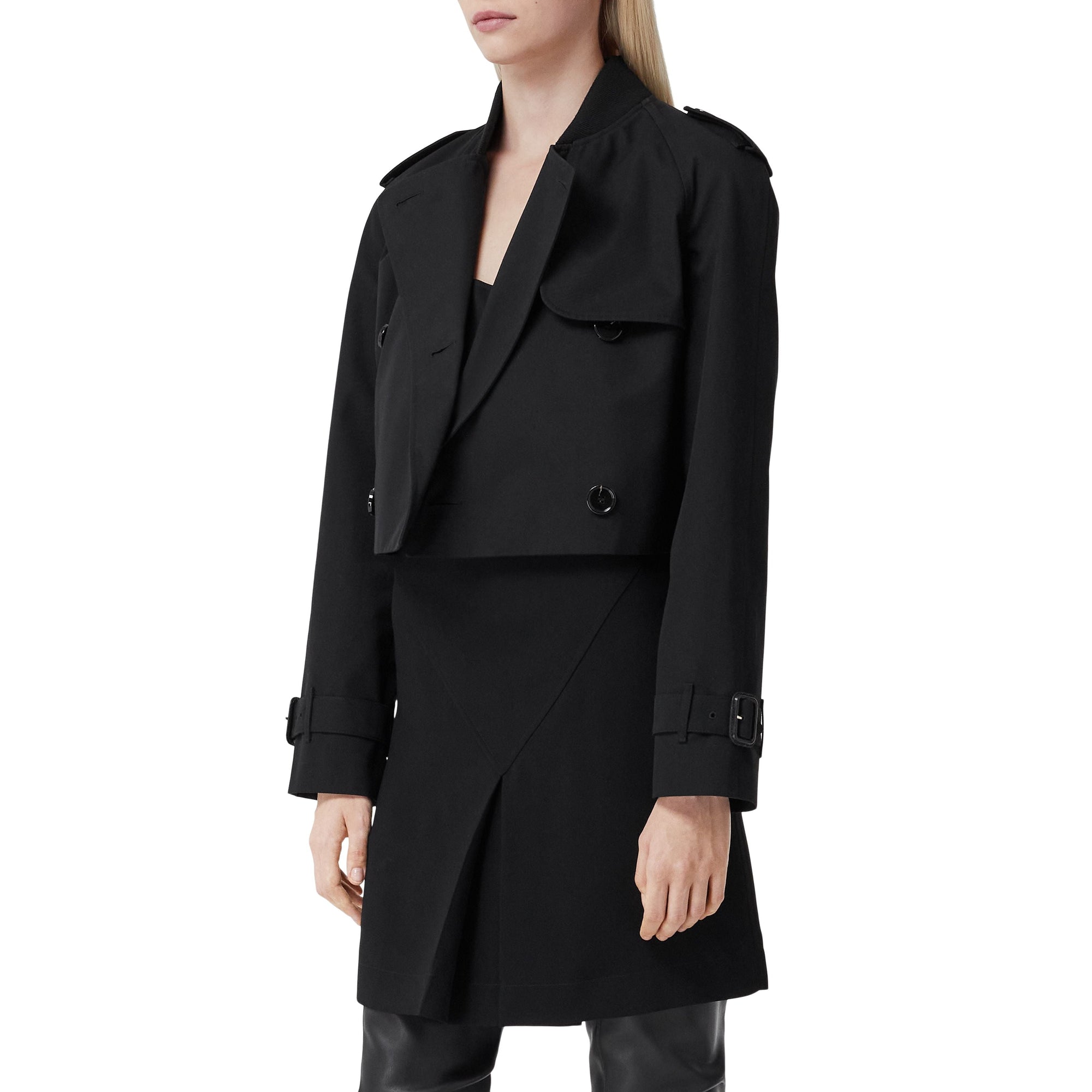 Trench-coat court - Black