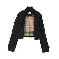 Trench-coat court - Black