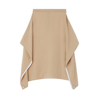 Jupe en crêpe de soie - Soft Fawn